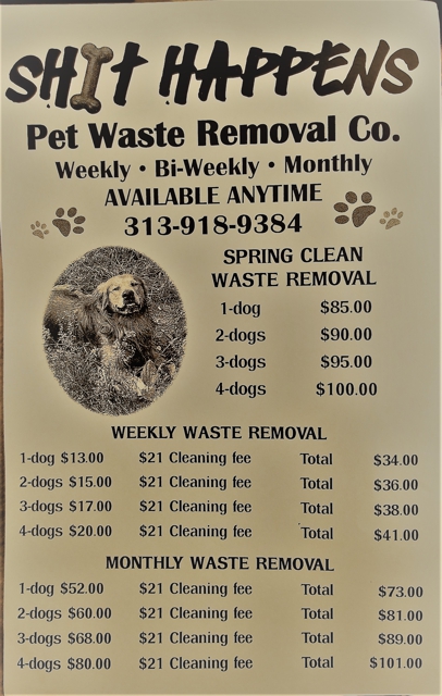 Sh!t Happens-Pet Waste Removal