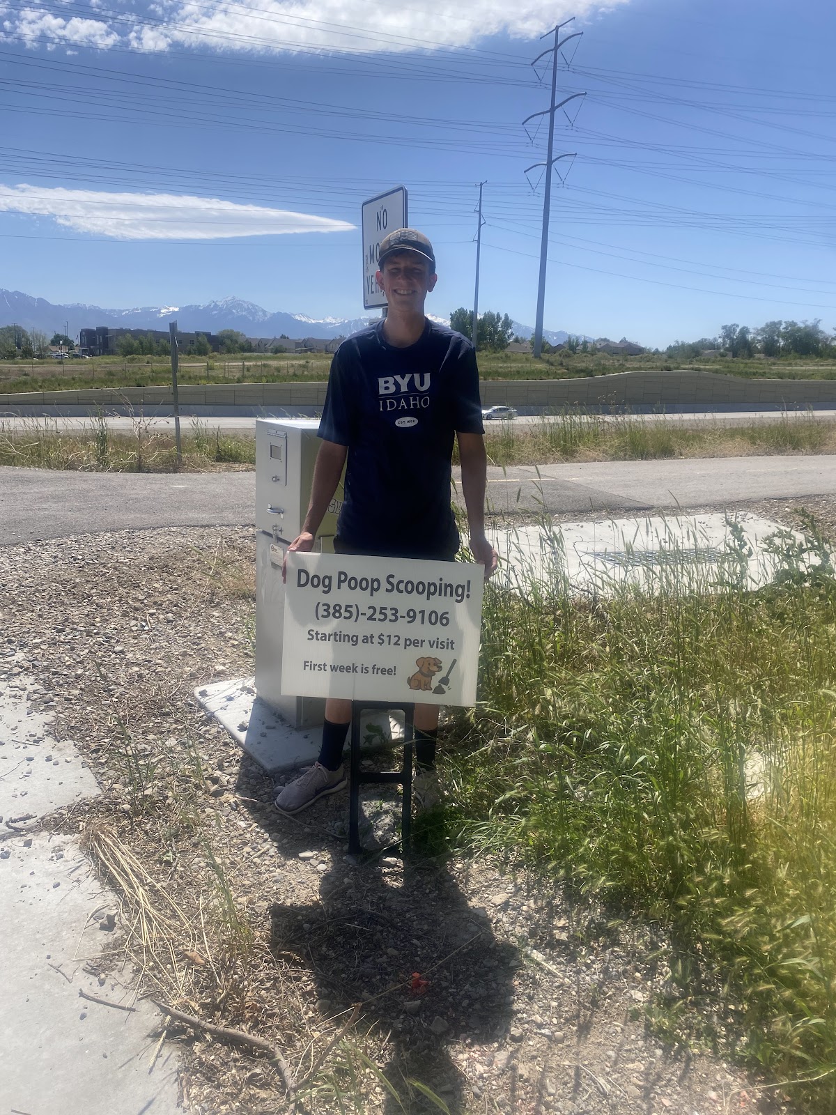 Spencer Scoops Dog Poop - Photo 4