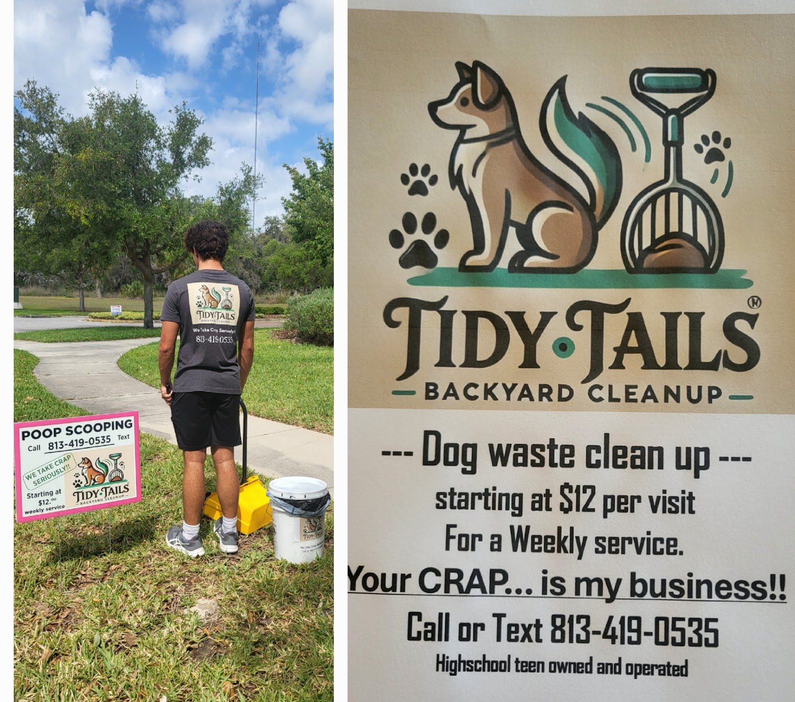 Tidy Tails Backyard Cleanup FL Poop Scooping