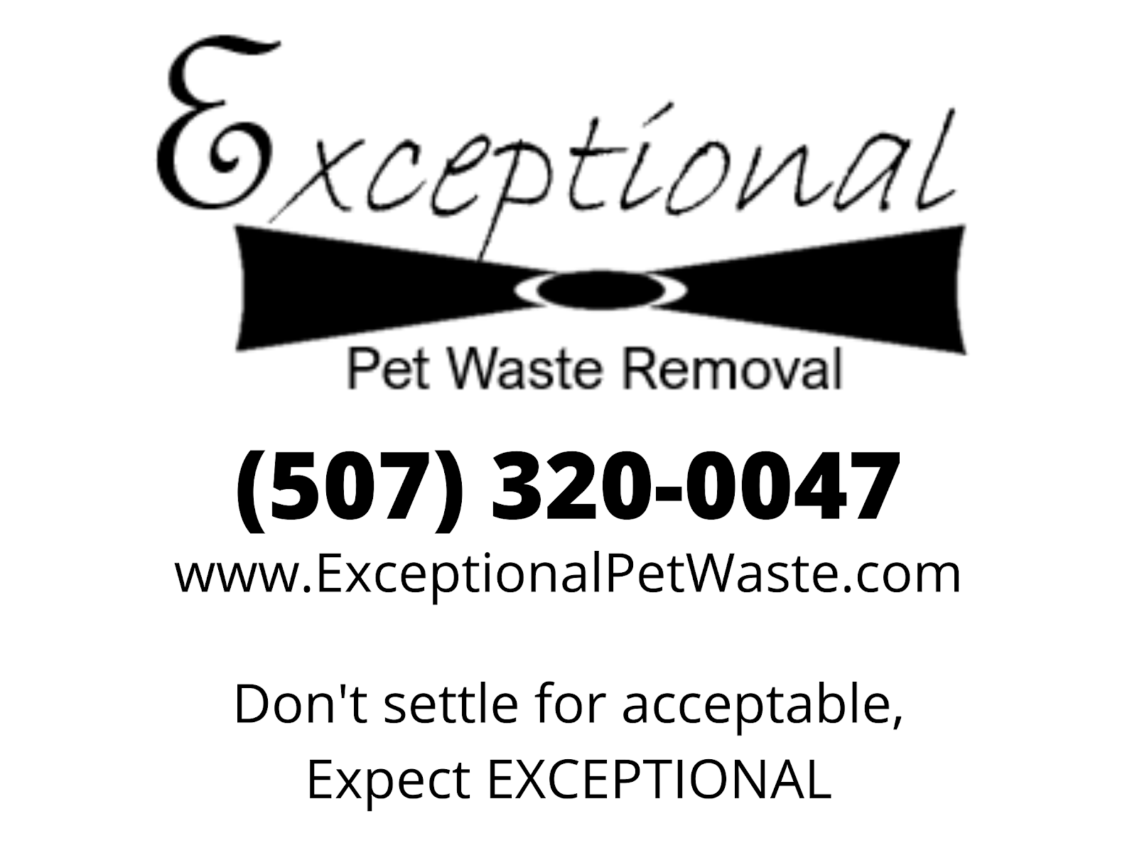 Exceptional Pet Waste Removal
